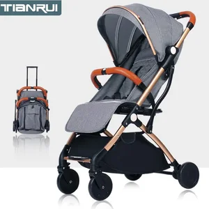 Image of TIANRUI baby stroller foldable easy to carry high landscape