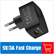 QC 3.0 Turbo Wall Fast Charging Adapter Mobile Phone Charger For iphone X Samsung Xiaomi mi9 USB Charger Quick Charge 3.0