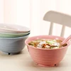 Custom Eco Plastik Soup Round Reusable Plastic Water Portable Dessert Bowl Set