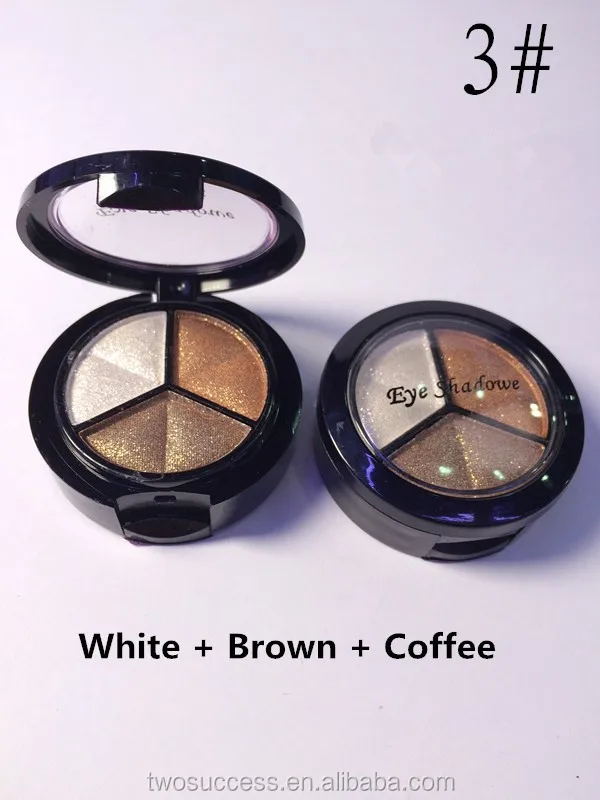 Eye Use and Dry Eye Shadow Type eye shadow palette tin box packing with private label