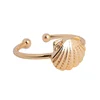 925 Sterling Silver Clam Shell Ring Shell Stacking Rings For Women Valentine Gift Beach Jewelry