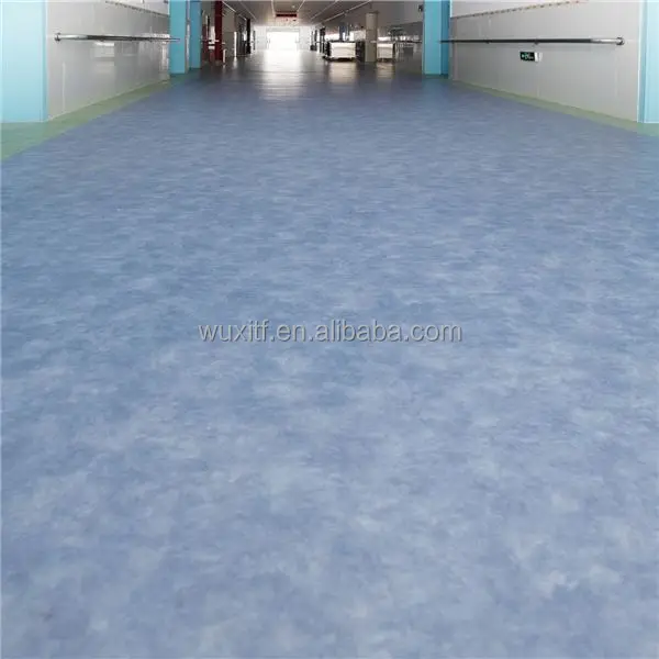 No Wax No Polish For Life Customized Green Pvc Vinyl Floor For