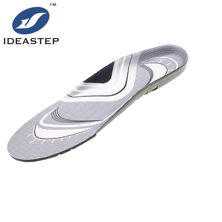 

High quality athletics sport absorb shock orthotic insole, Gray