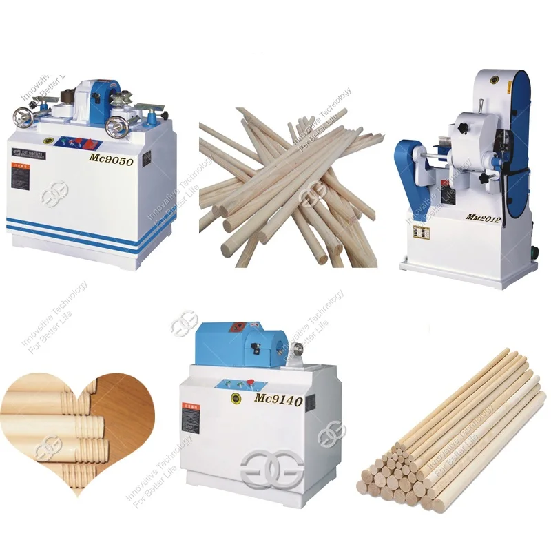 Professional Practical Broom Handle Machinery Sander Mop Round Sticks