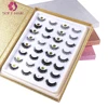 Custom eyelash packaging book Eyelash box Wholesale Lash Book Create Your Own Brand 16 Pairs Mink Eye Lashes Book