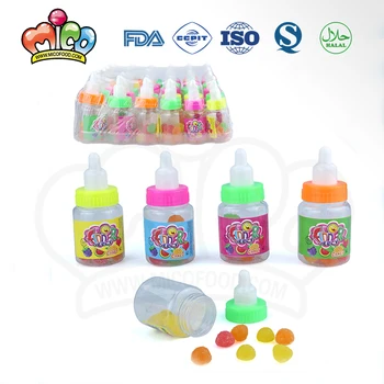 Sugar Coated Sour Fruit Jelly Candy In Nipple Bottle - Buy ...