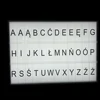 custom made hot sale battery powered acrylic led illuminated cinema letter lightbox a3
