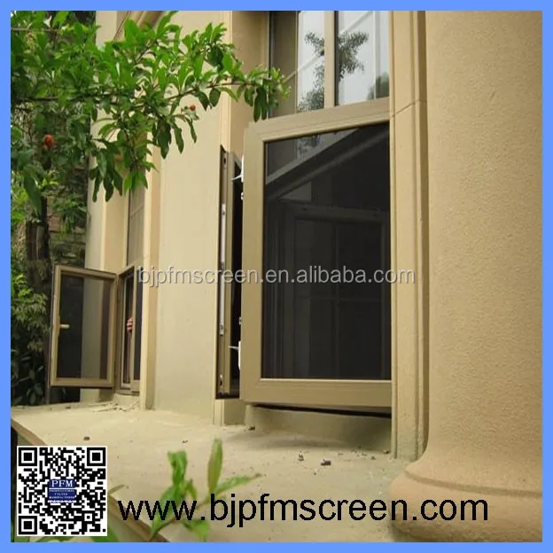 white black gray 14 mesh SS304 security door window screens Stainless steel wire bullet-proof screens