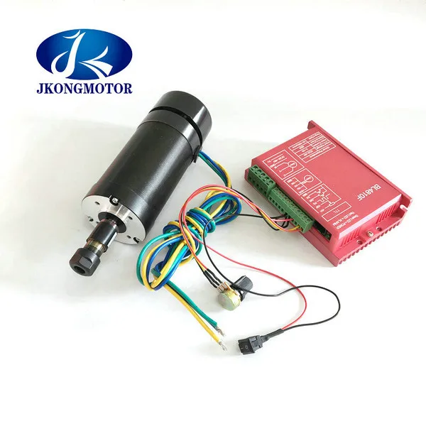 
48V 500W Air Cooled Spindle Motor With Brushless Dc Driver Kit  (60829519626)