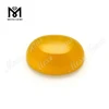 Factory Direct Sell Oval Cabochon Gemstone Yellow Agate Beads