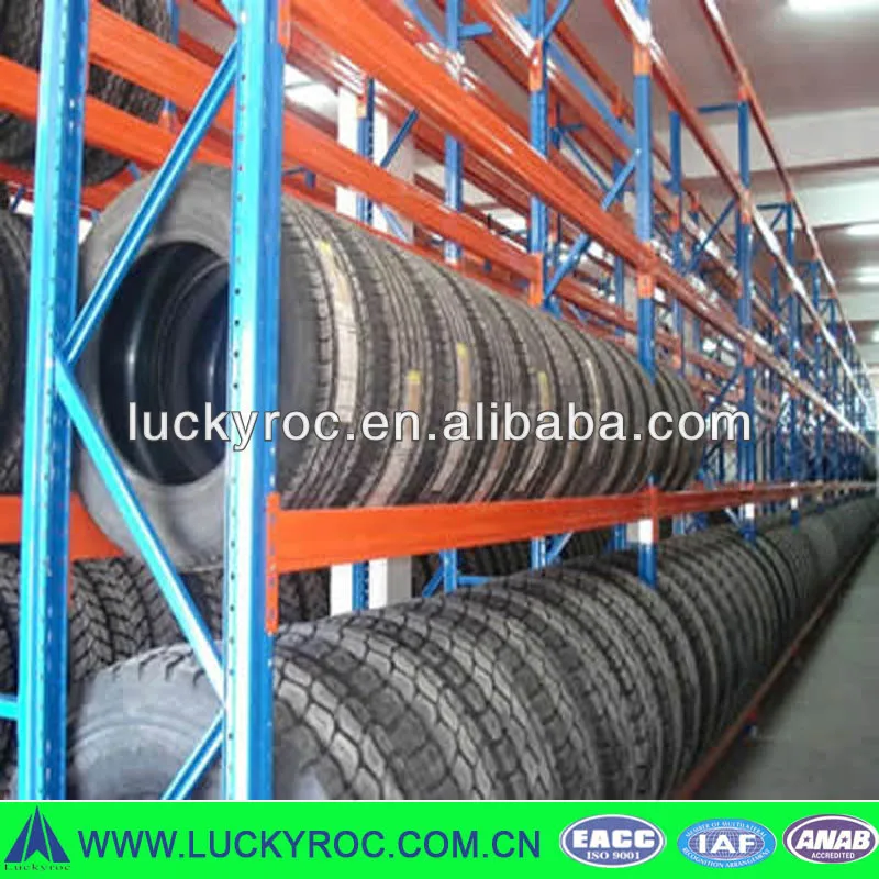 de alta capacidad de almacén de llantas de metal rack-Estantes y