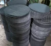 20 mesh Plastic Extruder Screen Disc Filter / Black Wire Mesh Filter Screen