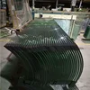 15mm Glass curved for architectural and with radiation protection, tempered glass sales