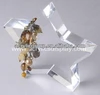 Manufacturer supplies elegant clear plexiglass jewelry display block