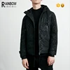 Custom Windproof Quilted Puffer Camo Bomber Jacket with Hoody