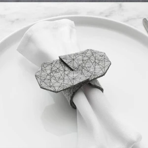 Image of Amazon promotion high quality cheap bulk decorative felt napkin ring
