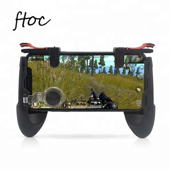 

2018 Newest Sensitive Shoot and Aim Phone Trigger Fire Mobile Mobile controller, Clear+black