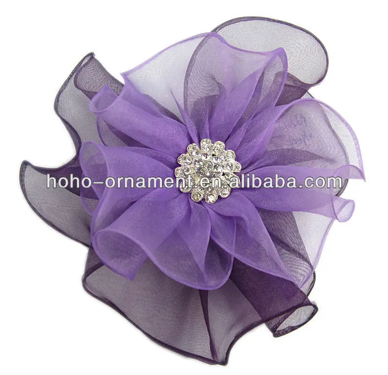 flower brooch hair clip