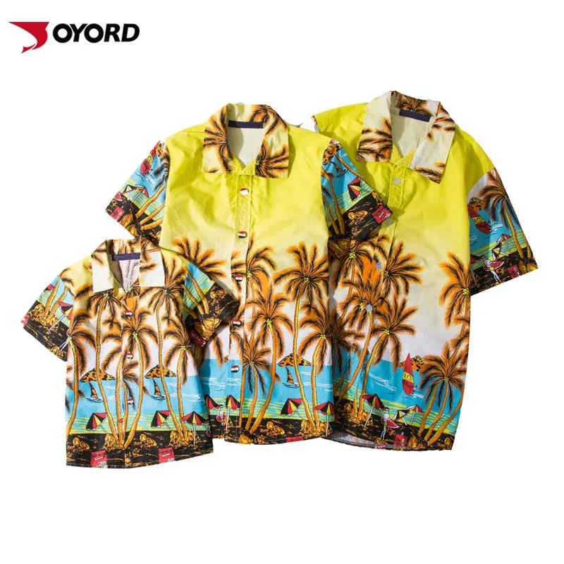

Hawaiian Beach Shirt Men Summer Fashion Printed Mens Tropical Shirts Holiday Vacation Camisa Masculina, As your request