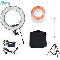 

Diva Ring LED Light 18 inch 5500k photography led lamp kit with tripod for makeup / selfie / Youtube video