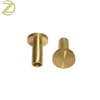 China factory processing top quality brass flat head rivets lathe rivet with good price