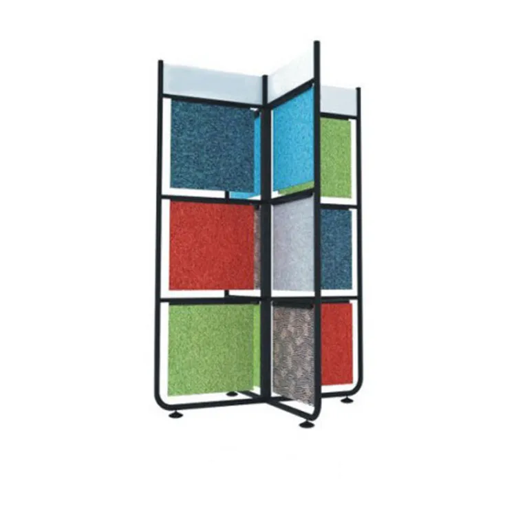 Metal Carpet Sample Display Rack - Stylish & Durable