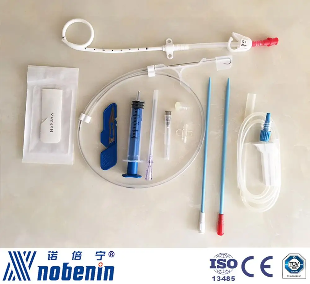 
disposable medical pigtail drainage catheter kit and drainage system kit 