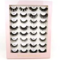 

Ready to ship Luxury 3D mink lashes with 16 pairs in luxury paper package