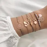 

Fashion Gold bracelet women infinity set for women wholesale N96283