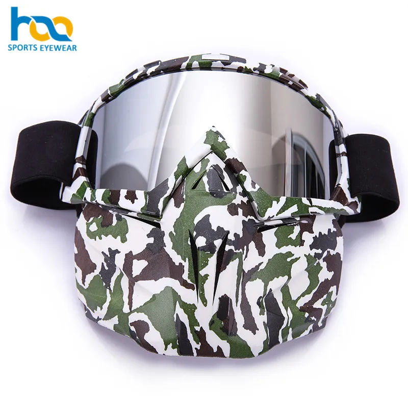 

High Quality Custom Adjustable Straps Anti-Fog Ski Mask Goggles, Customized