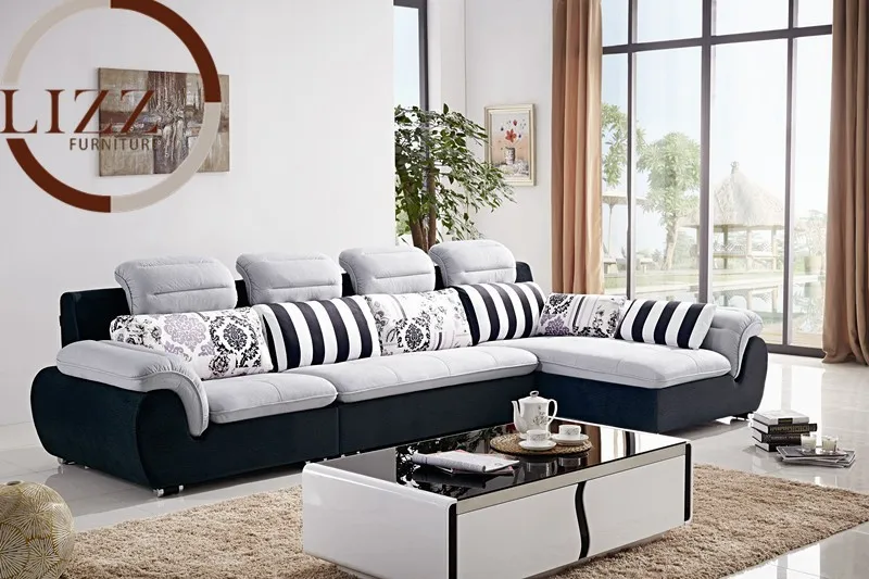 Mexico Home Fabric Sofa Set B1039 # Living Room L shaped