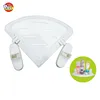 plastic wall mounted bath rack, single corner shelf