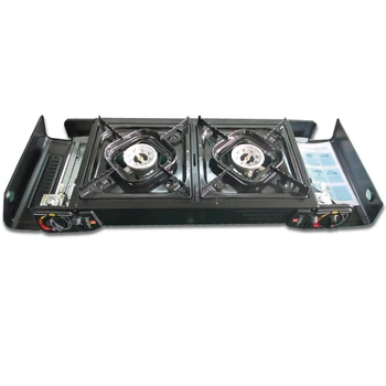 Bbq Outdoor Portable 2 Burner Gas Stove