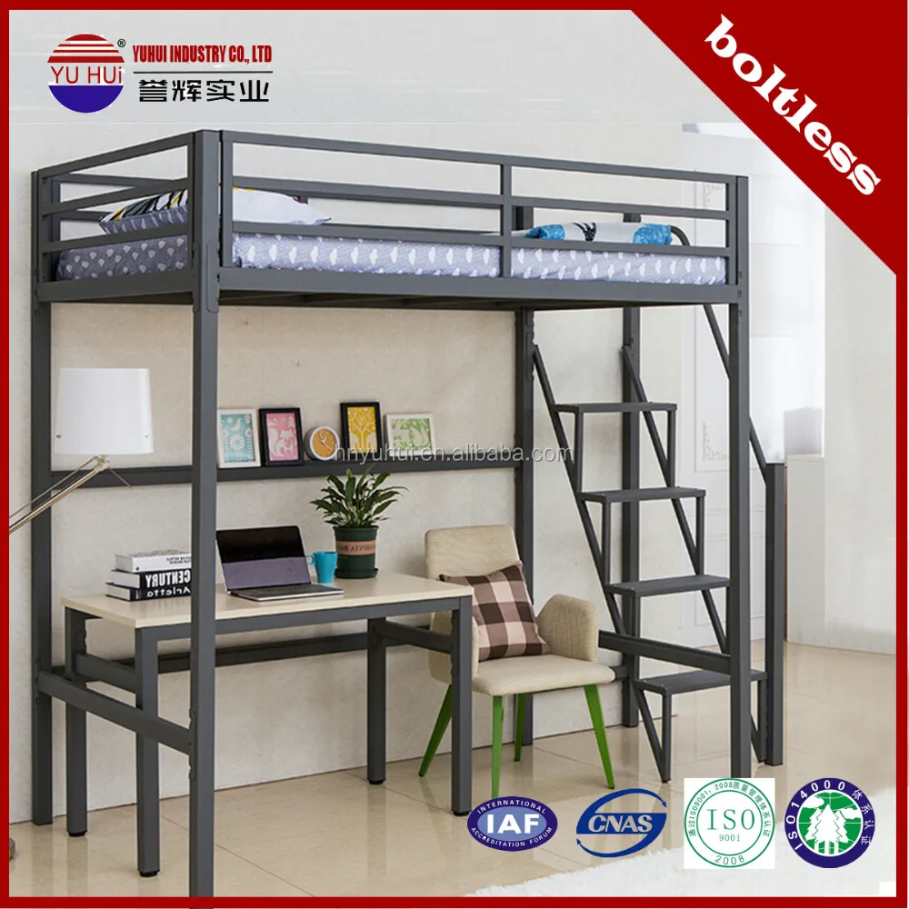 Hoogslaper hoogslaper met trap frame metalen bedden product id ... Living set versieren