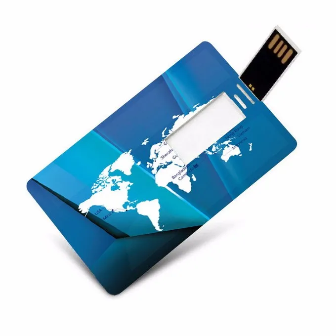 New Fashion Usb 2.0 Usb Pen Drive Credit Card Style Usb Flash Drives