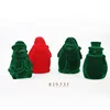 Christmas santa claus cheap flocking Home decoration easter flocked cemamic crafts home ornaments 4 styles