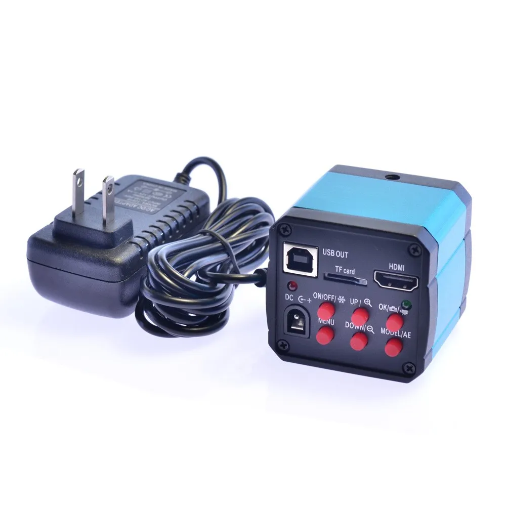 14MP Support HDMI USB HD Industry Video Microscope Camera 10X Digital Zoom 720p 60Hz Video Output + Camera Lens
