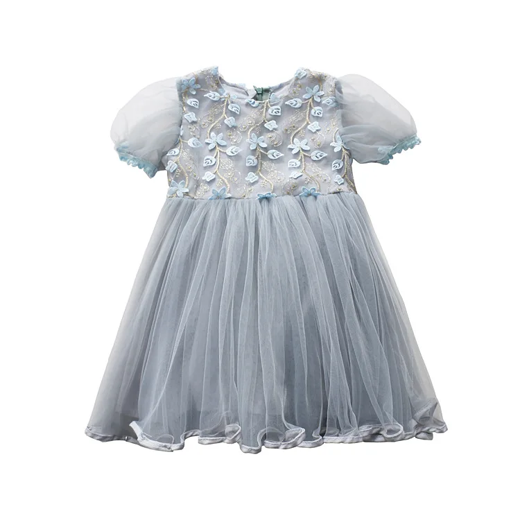 

summer flower girl tulle dress white party wedding kids dress baby girl clothes children clothes wholesale boutiques 0.6