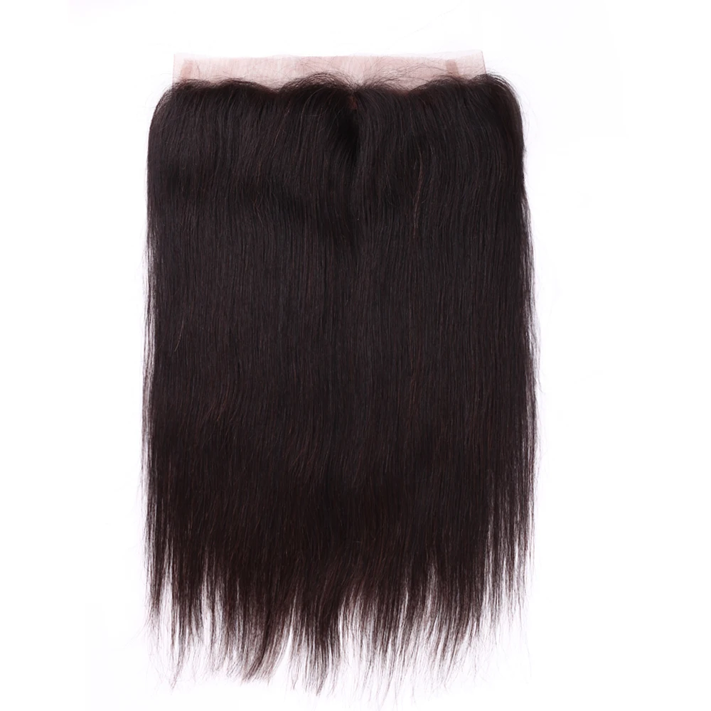 

Brazilian straight human hair 360 lace frontal closure