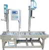 Cans Packaging Type and Pneumatic Driven Type semi automatic liquid filling machine