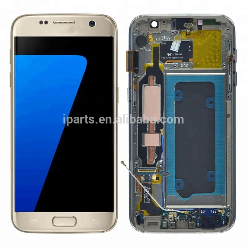 

Original OEM For Samsung Galaxy S7 G930 G930F LCD Screen Display With Frame Assembly Gold Black White Silver RosePink