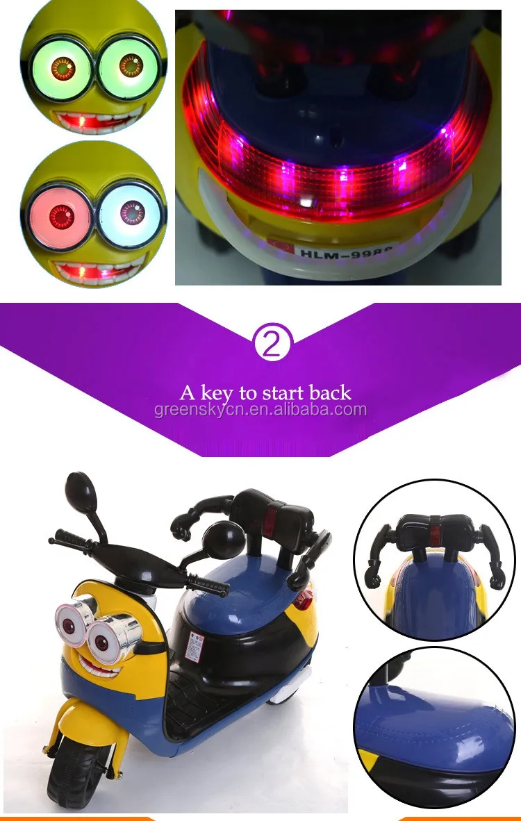 Terbaru Anak Minion Sepeda Motor ListrikMotor Anak Anak Harga