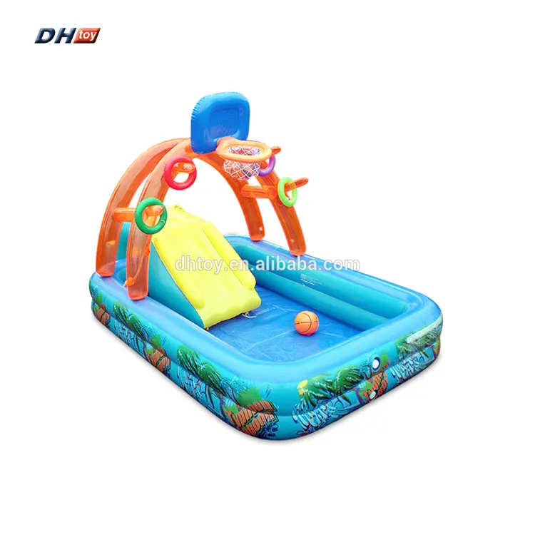 basketball inflatable pool