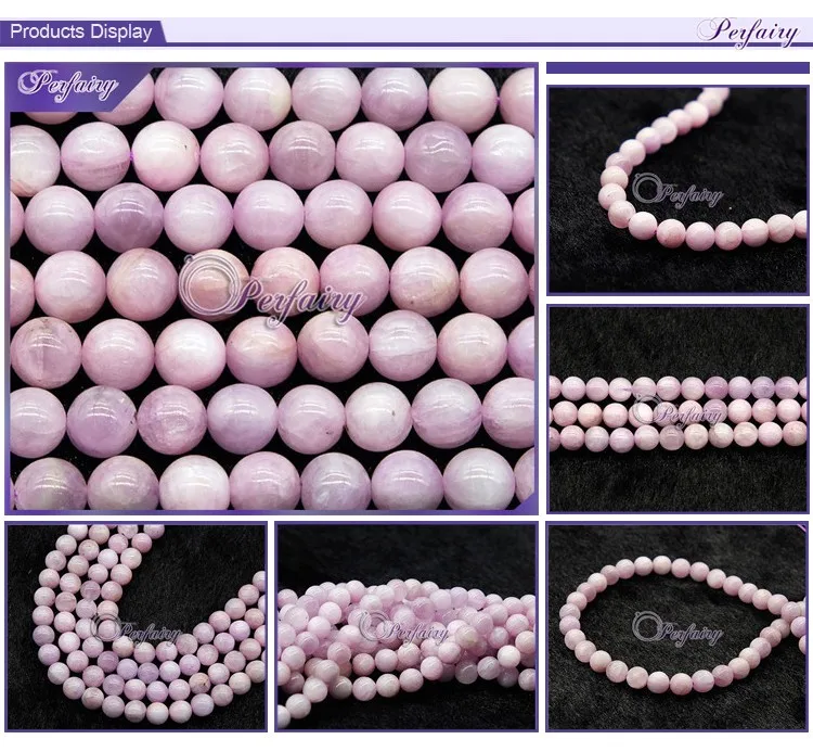 6mm Kunzite Stone Discount Beads Online Unique Beads For Jewelry Making