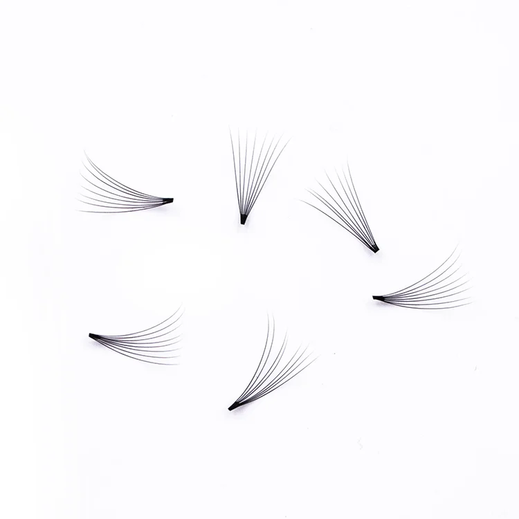 

Factory Supply Price Fast Shipping Pre Made Fans Lash Russian Volume Eye Lash, Natural black
