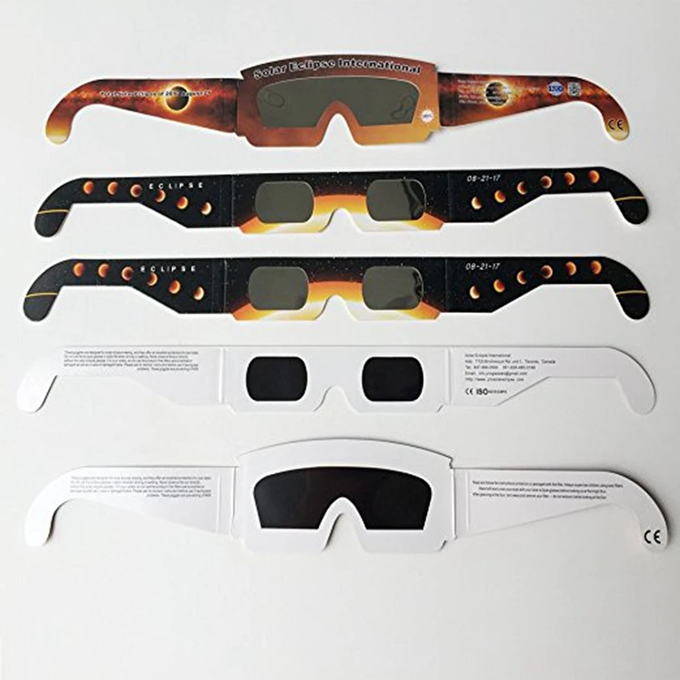 Eclipse Glasses - Ce And Iso Certified Safe Solar Eclipse Shades ...