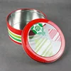 Manufacture price round cookie tin box or container