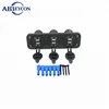 MD178 DSU-2+2+2 Three hole Daul USB socket 12-24V with terminal and screw