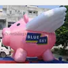 Exported US giant pink inflatable pig, inflatable flying pig for advertising