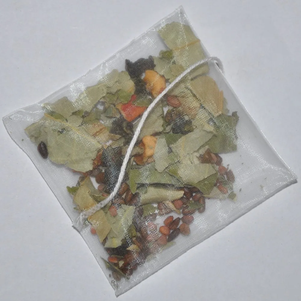 E1016 6.5*8cm Nylon Roll Triangle Tea Bags With Tag Buy Triangle Tea